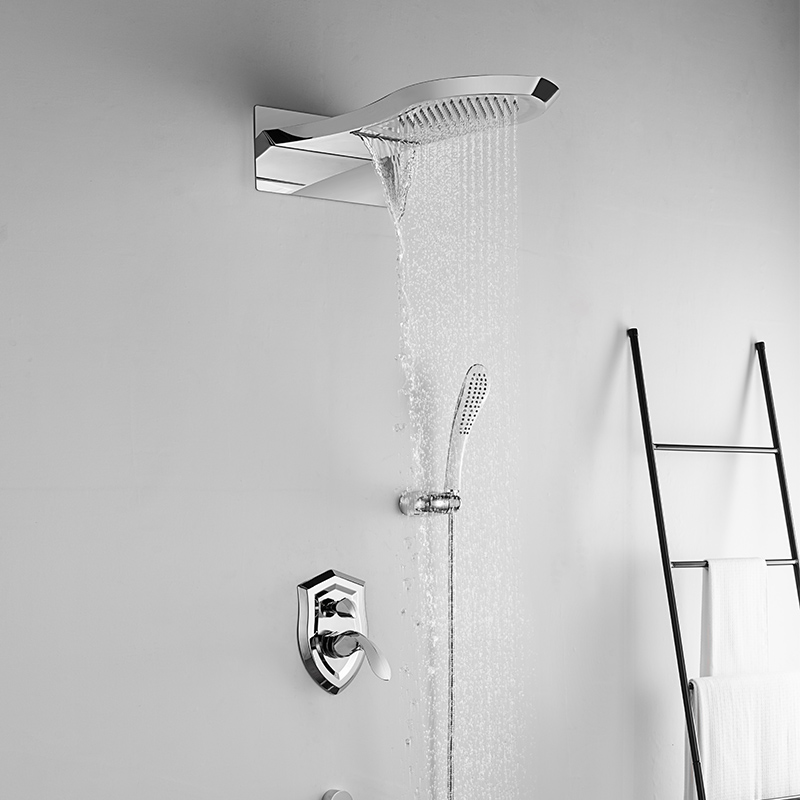 Duschkabine Badezimmer-Duschmischer mit Regenduschkopf und Handbrausen