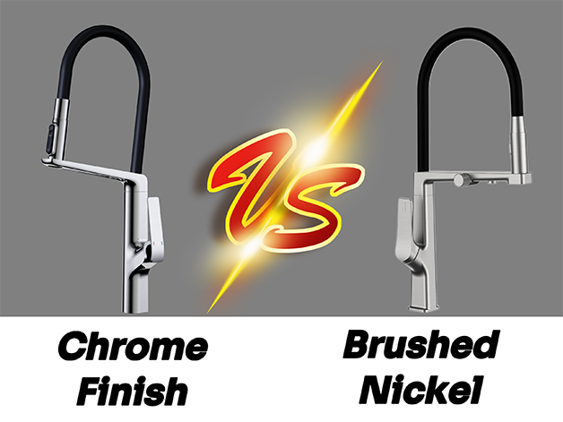 Wasserhähne aus gebürstetem Nickel oder Chrom: Welches Finish ist das Richtige für Sie?